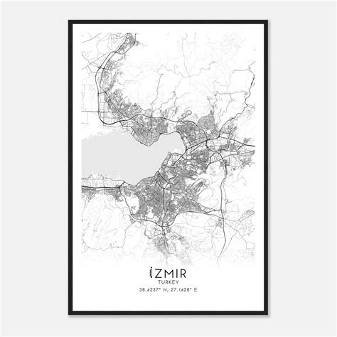 Izmir Custom Maps Posters