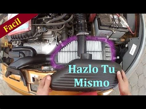 Como Cambiar El Filtro De Aire De Motor Chevrolet Beat Spark YouTube