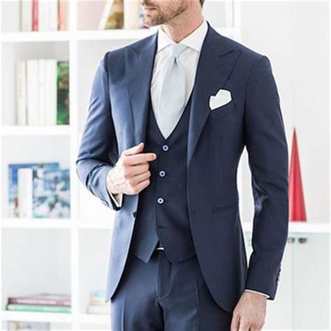 2020 New Wedding Groom Blazer Masculino Jacket Pants Vest Tie Mucielee