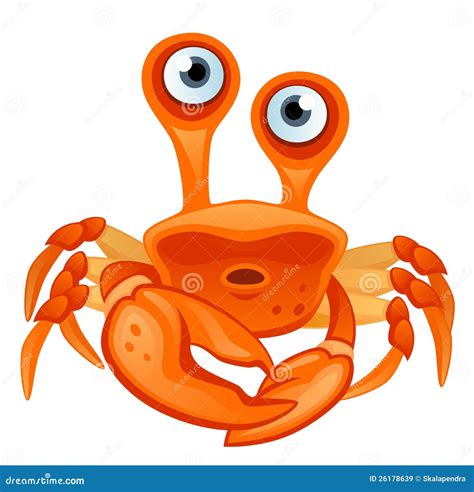 Crab Stock Vector Illustration Of Character Icon Mollusk