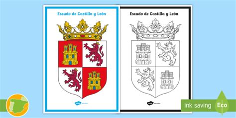 Póster: El escudo de Castilla y León