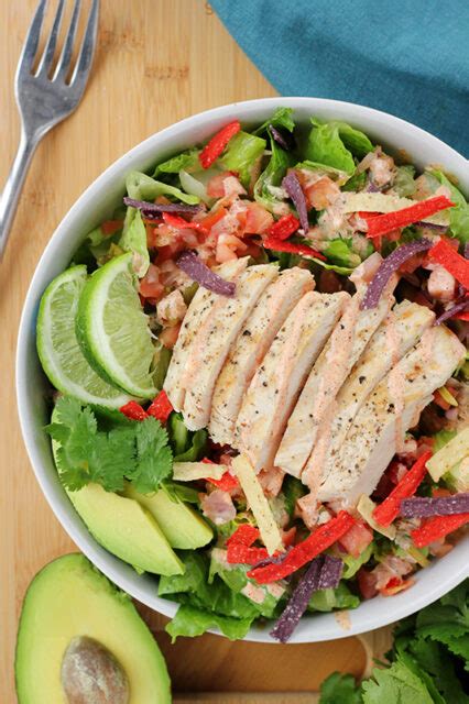 Copycat Chili S Santa Fe Chicken Salad One Sweet Appetite