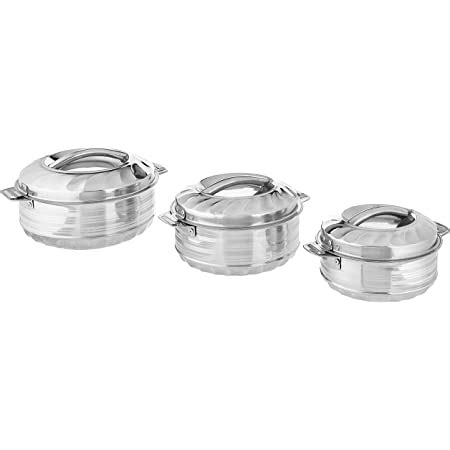 SQ Professional Ambiente 3 Piece Food Warmer Insulated Casserole Hot