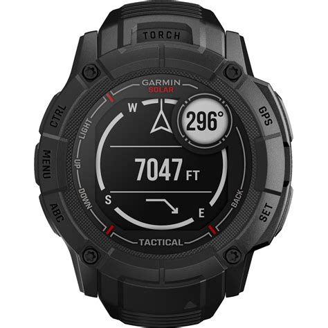 Garmin Instinct X Solar Tactical Edition Schwarz