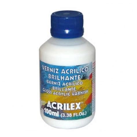 Verniz Acrílico Brilhante 100ml Acrilex Verniz e Stain Magazine Luiza