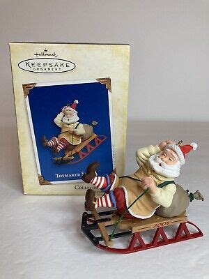 Hallmark Keepsake Christmas Ornament Toymaker Santa Series Sled