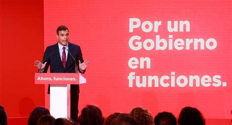 Por un gobierno en funciones será el lema de campaña del PSOE El