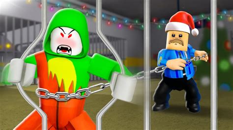 Escape From Barrys Christmas Prison 🎅🎄 Maizen Roblox Roblox