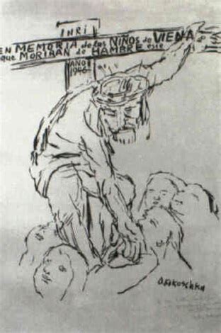 Christ On The Cross Par Oskar Kokoschka Sur Artnet