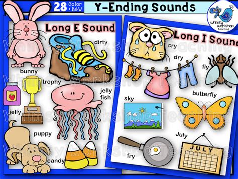 Phonics Y Ending Sounds Whimsy Workshop Teaching