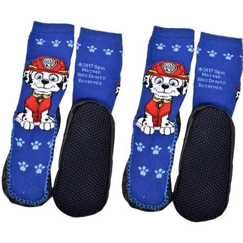 Chaussettes Enfant PAT PATROUILLE Fantaisie Pack De 2 Paires Chaussons