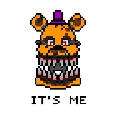 Editing Nightmare Fredbear Free Online Pixel Art Drawing Tool Pixilart