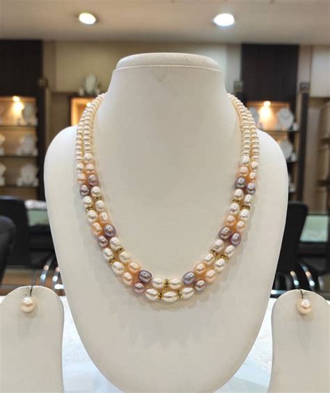 Multicolor Pearl Necklace Sets Magan Pearls And Jewels Since 1971