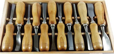 WOOD CARVING CHISEL SET 12PCS - UNIVERSAL TRADING - COLOMBO