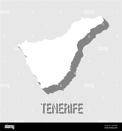 Tenerife Map Stock Vector Images Alamy