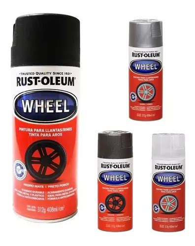 Pintura Aerosol Rust Oleum Para Llantas Aros Ruedas Negro