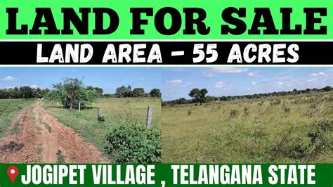 Jogipet Acres Agriculture Land For Sale Annasagar Medak