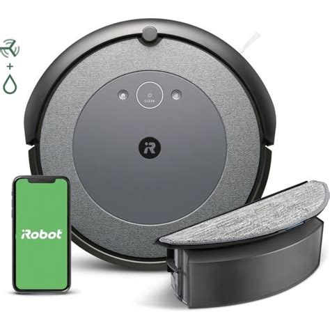 Irobot Aspirateur laveur robot connecté i517640 Cdiscount