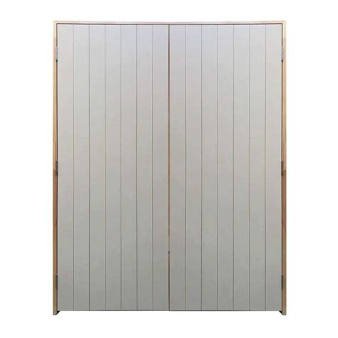 Avonhag11 Grooved Prehung Double Door Montage Doors