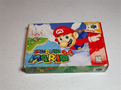 Super Mario 64 Nintendo N64 1996 Authentic Game Complete Cib Tested