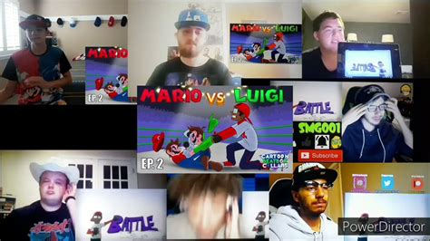 Mario Vs Luigi Cartoon Beatbox Collabs Reaction Mashup Youtube