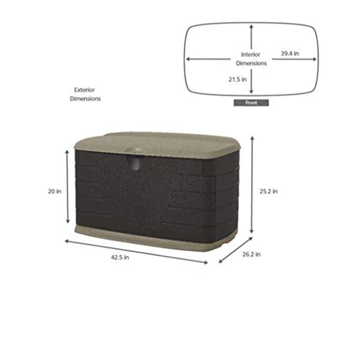 Rubbermaid Roughneck Medium Resin Weather Resistant Outdoor Garden