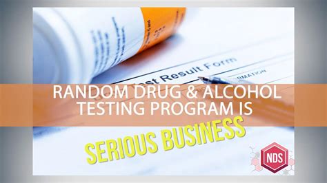 Random Drug Testing Guidelines DOT And Non DOT