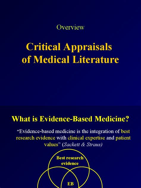 K7 Critical Appraisal Pdf Randomized Controlled Trial Evidence Based Medicine