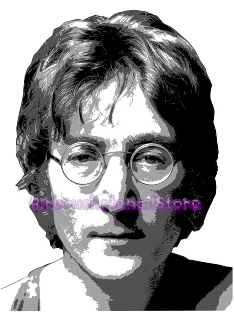 John Lennon Stencil