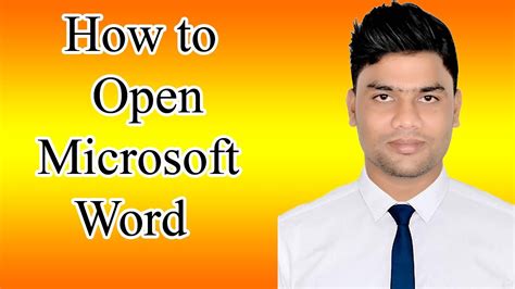 How To Open Microsoft Office Word Bangla YouTube