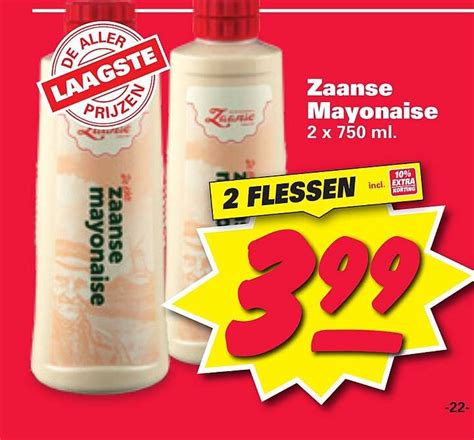 Zaanse Mayonaise Aanbieding Bij Nettorama