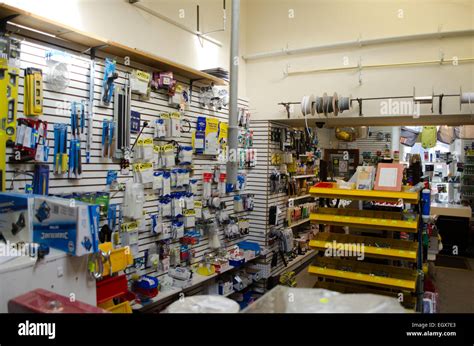 An Image Showing The Inside Of A Hardware Shop In West Wales Stock