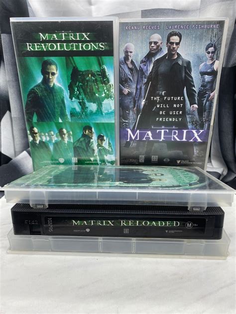 The Matrix Reloaded Revolutions VHS Roadshow Video Tape Bundle EBay