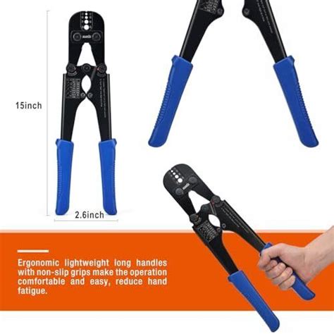 Iwiss Wire Rope Crimping Tool For Aluminum Oval Sleevesstop Sleeves