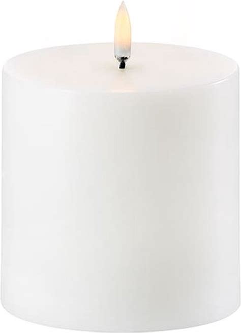 Led kaars UYUNI LED PILLAR CANDLE NORDIC WHITE Ø10 1 x 10 CM C