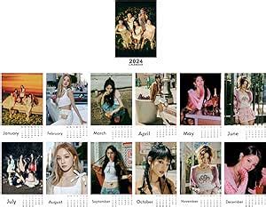 Amazon Generic Korean K Pop Idol Group Mini Desk Calendar