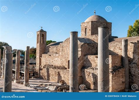 église Panagia Chrysopolitissa Dans La Vieille Ville De Paphos Chypre