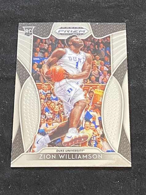 Lot Mint 2019 20 Panini Prizm Zion Williamson Rookie 1 Duke