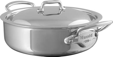 Amazon Mauviel M Cook Ply Polished Stainless Steel Rondeau