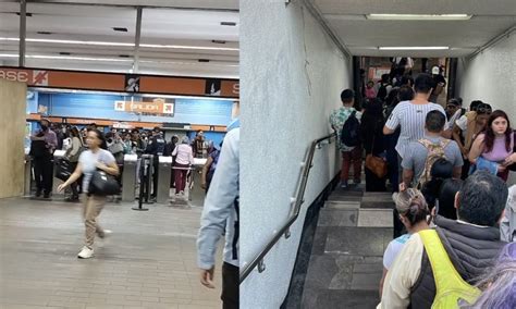 Fallas En Torniquetes Causan Largas Filas Para Entrar Al Metro Polanco