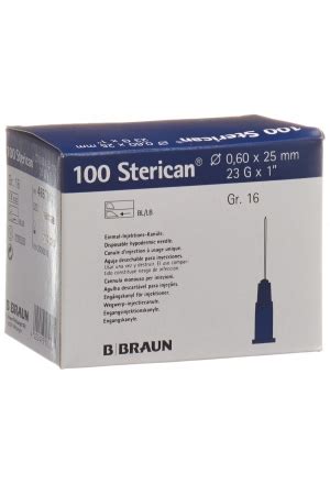 Sterican Nadel G X Mm Blau Luer Stk Kaufen