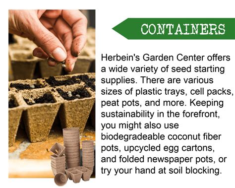 Seed Starting Tips Herbeins Garden Center