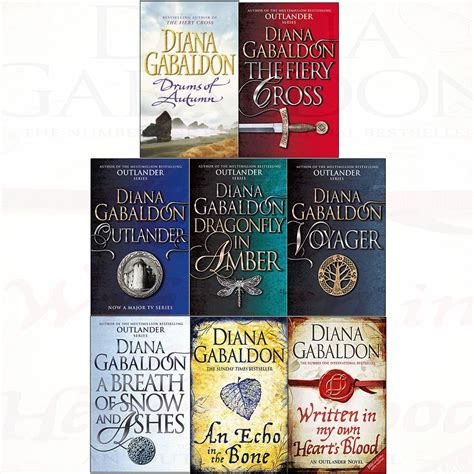 Diana Gabaldon Collection Outlander Series Books 1 To 8 Dragonfly In Amber Voyager 8 Books