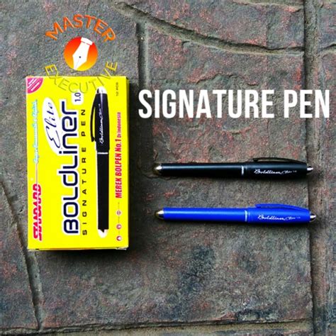 Jual Signature Pen Standard Bold Liner Elite Shopee Indonesia