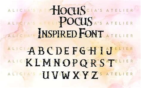 Hocus Pocus Font Free Download