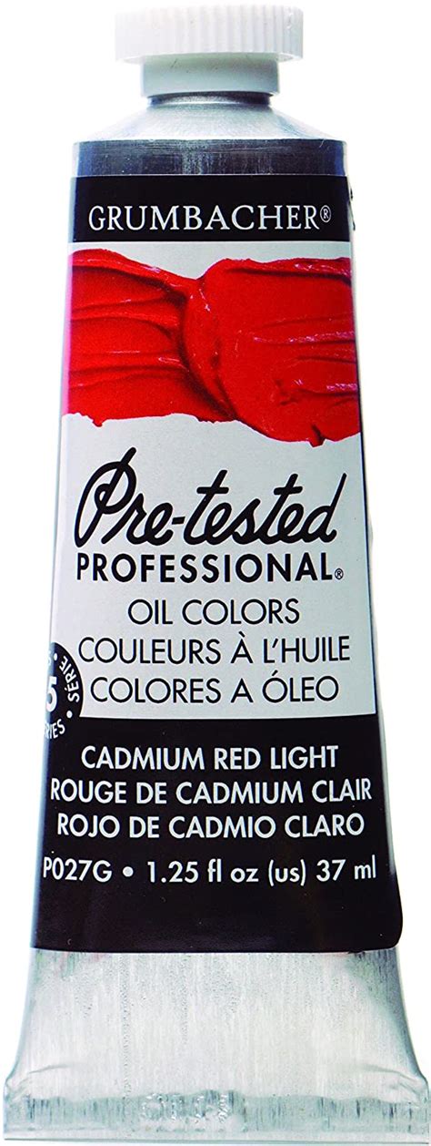 Buy Grumbacher Pre Tested Oil Paint Ml Oz Cadmium Red Light