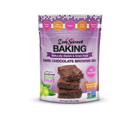 Zensweet Baking Dark Chocolate Brownie Mix 11 25 Oz King Soopers