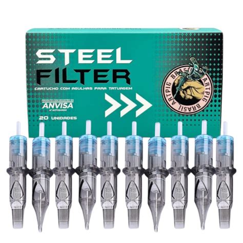 CAIXA CARTUCHO ARTPIG STEEL FILTER PINTURA MR 20 UN 1007MR Os