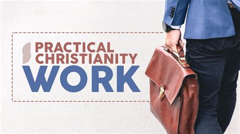 Practical Christianity Work Db Hauptfleisch Youtube