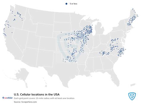 Number Of Us Cellular Locations In The Usa In 2025 Scrapehero